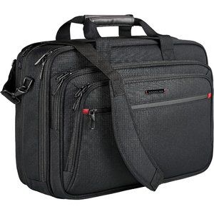 VANKEAN Laptop Briefcase Fits Up to 17.3 Inch Expandable Shoulder Bag for unisex